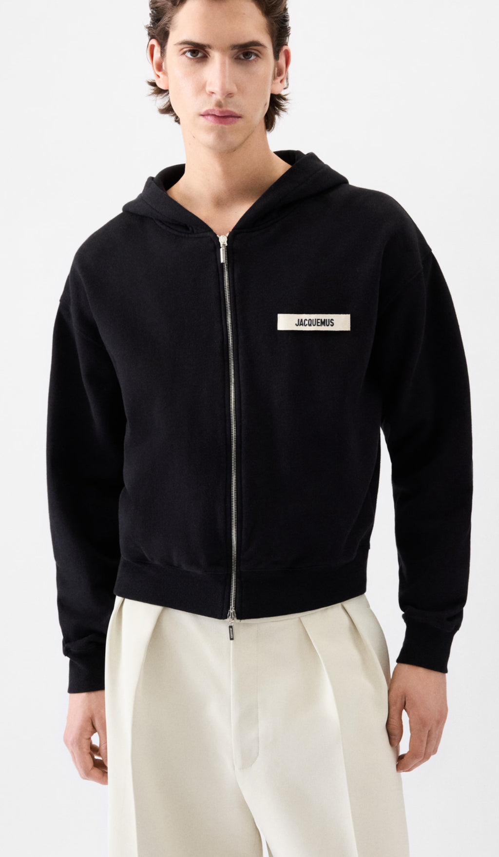 Jacquemus - Le hoodie Gros Grain zippé