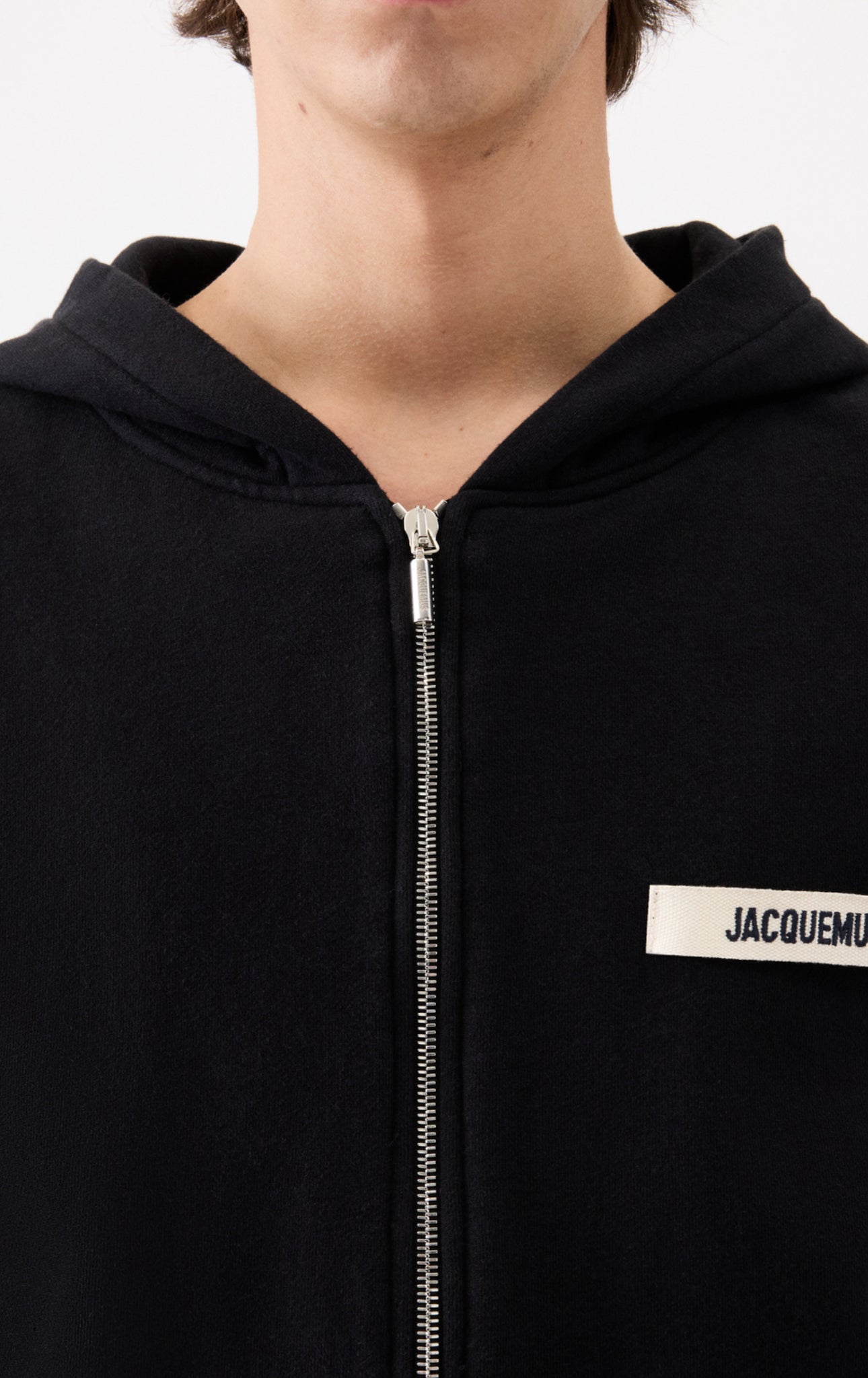 Jacquemus - Le hoodie Gros Grain zippé