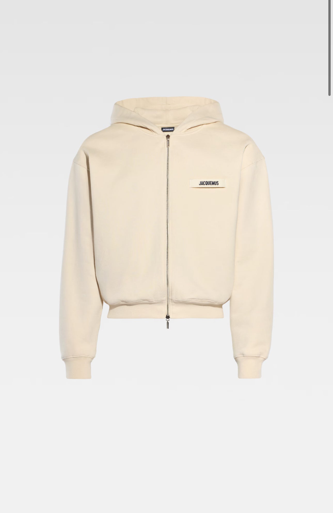 Jacquemus - Le hoodie Gros Grain zippé