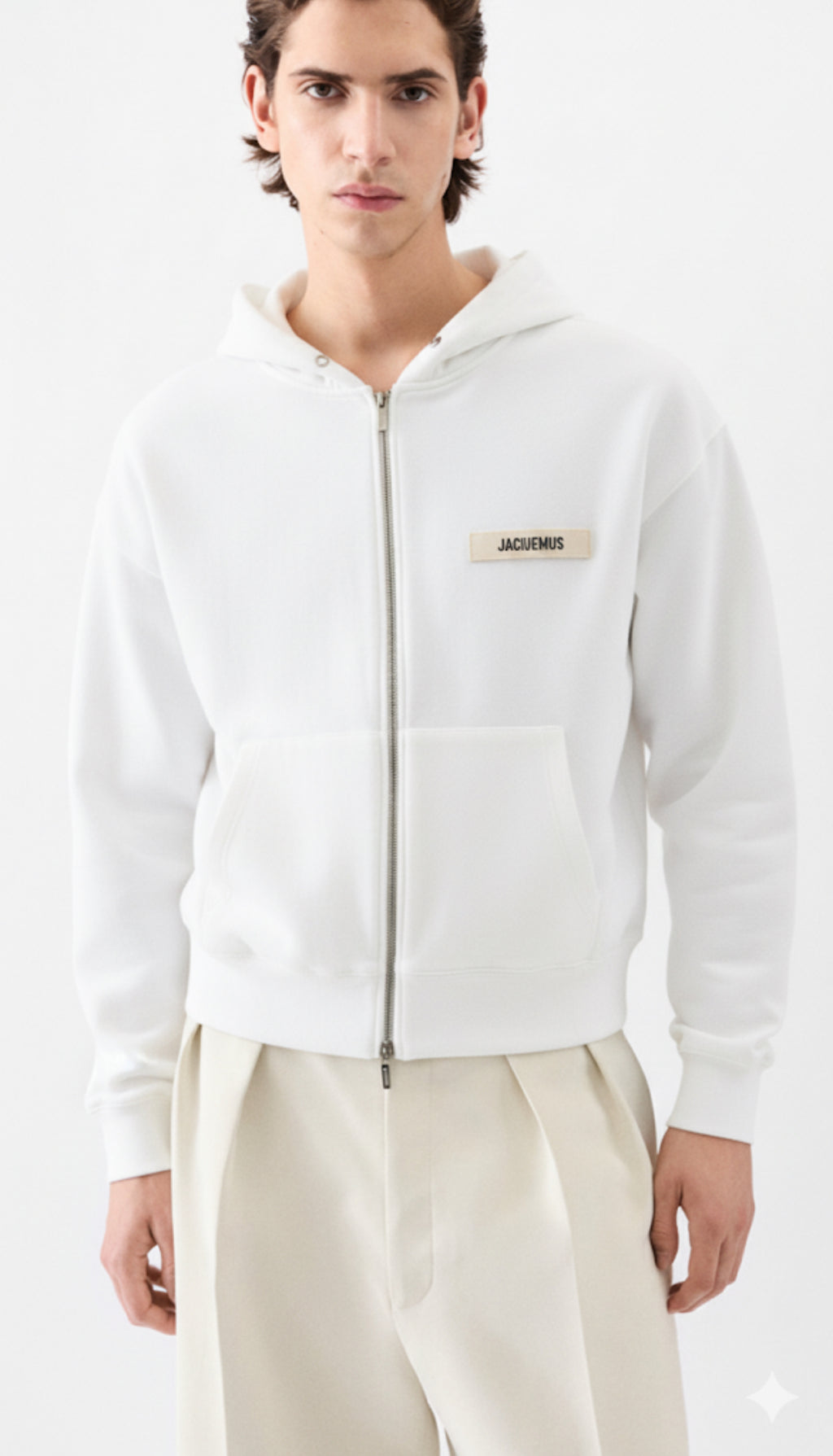 Jacquemus - Le hoodie Gros Grain zippé